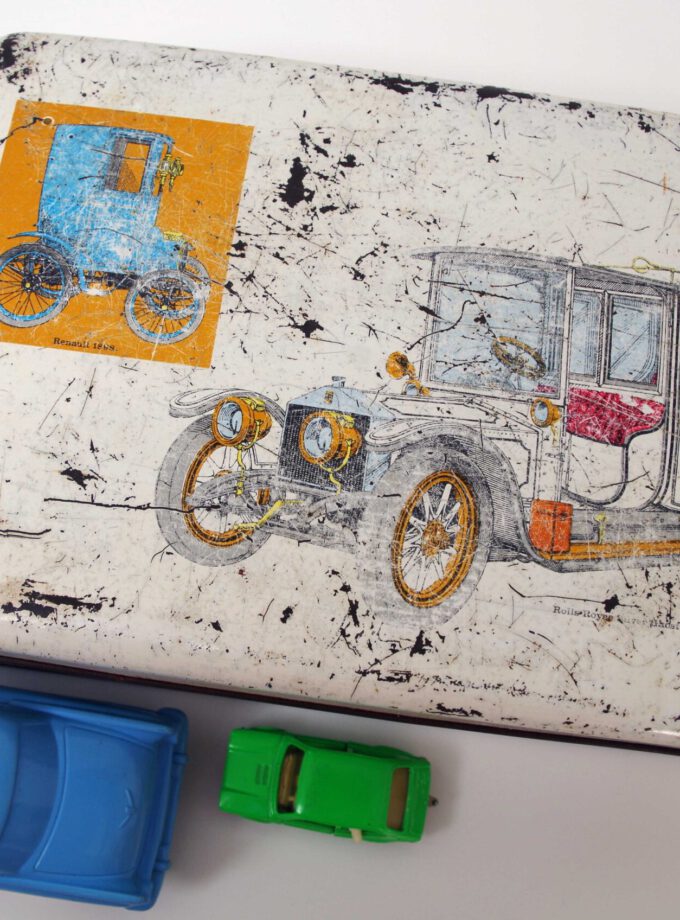 Vintage Cars Tin