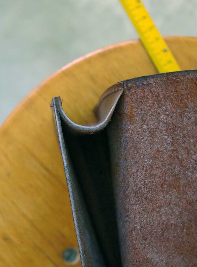 Brown Clutch Gold Detail