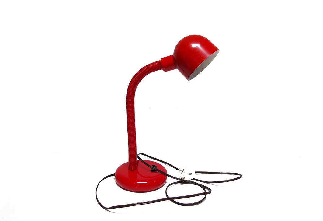 Red Desk Light