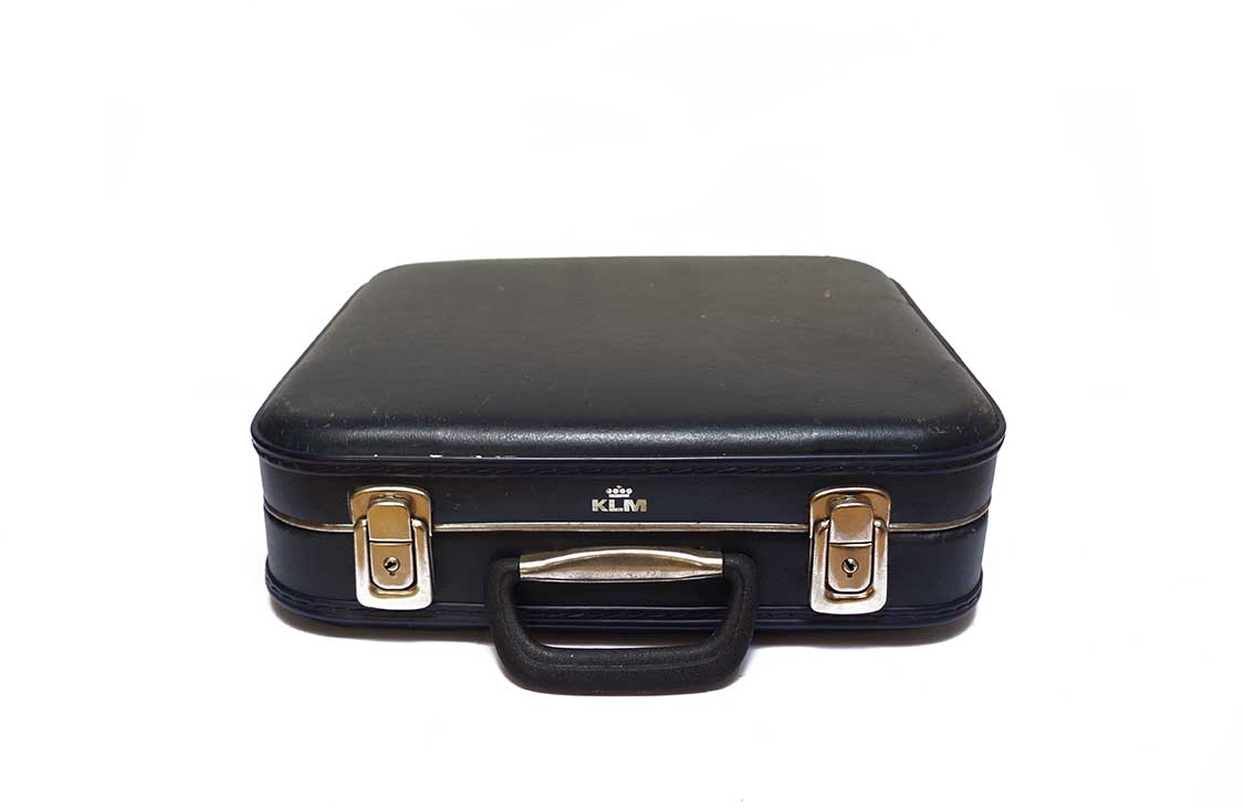 Verrast zijn naam Middellandse Zee KLM Navyblue Suitcase – Addictedtovintage.nl