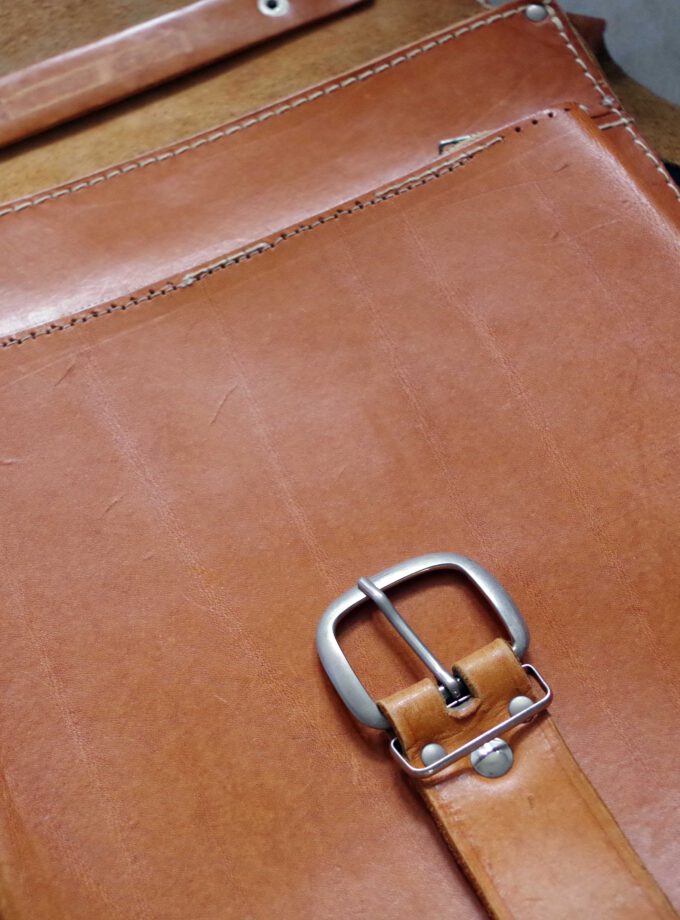 Vintage Cognac Schoolbag