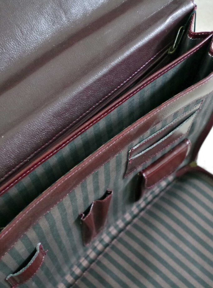 Dark Red Briefcase