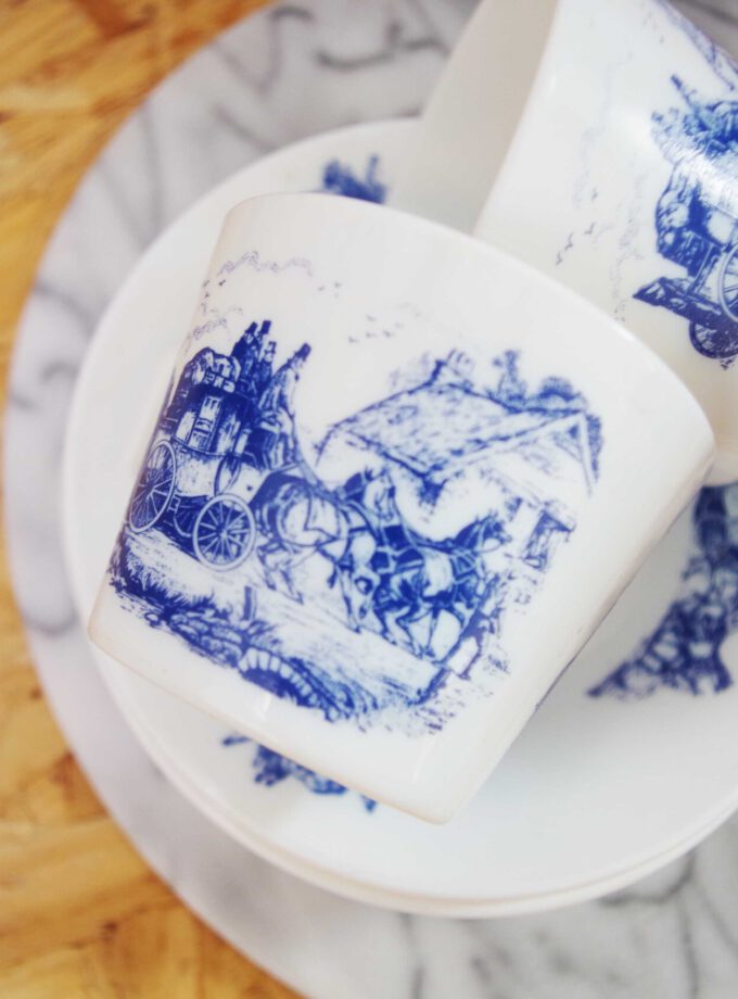 Denim Blue Arcopal Country Set