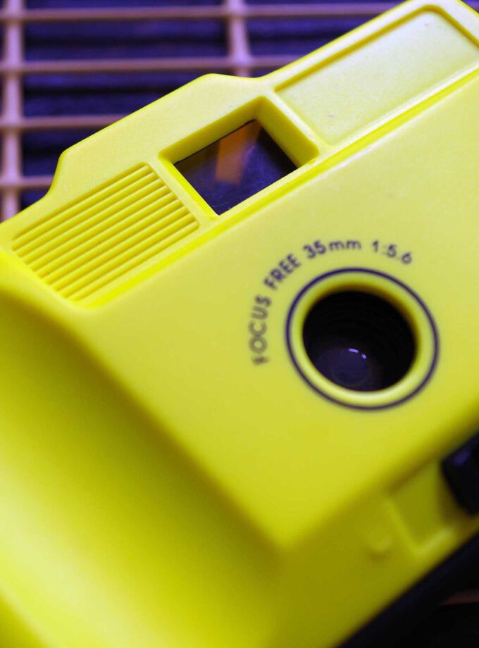 Plastic Fantastic Neon Yellow 35MM Camera