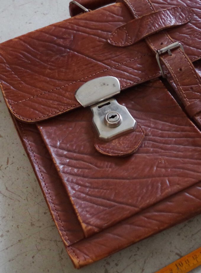 Old School Double Clasp Bag