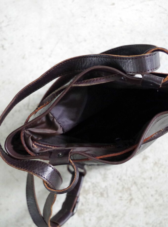 Leather Braided Ditty Bag