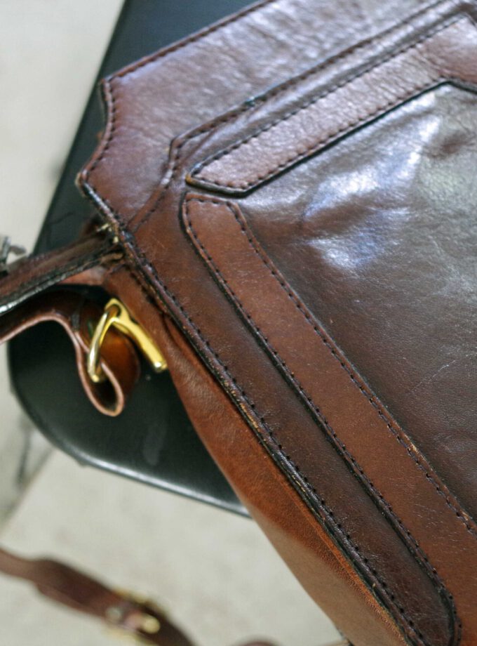 Vintage Flocchi Leather Shoulderbag