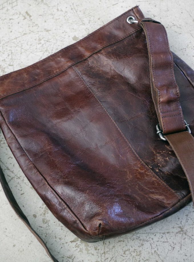 Brown Leather Shoulderbag
