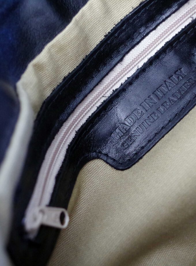 Big Black Leather Shoulderbag