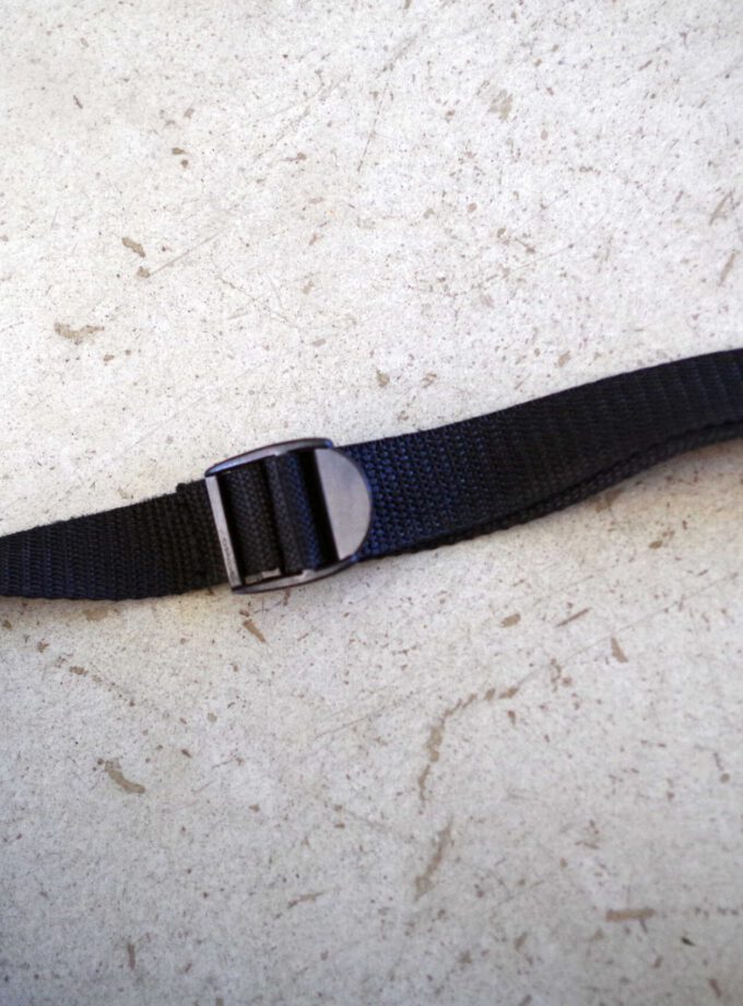 Vintage Nylon Black Fanny Pack