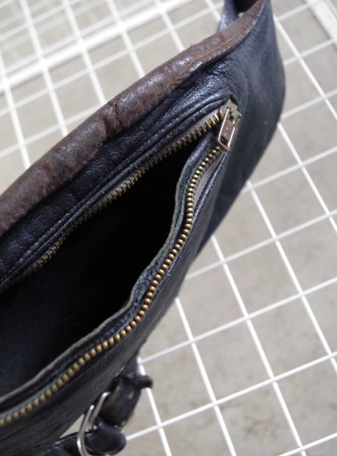 Oldy Darkbrown Leather Fanny Pack