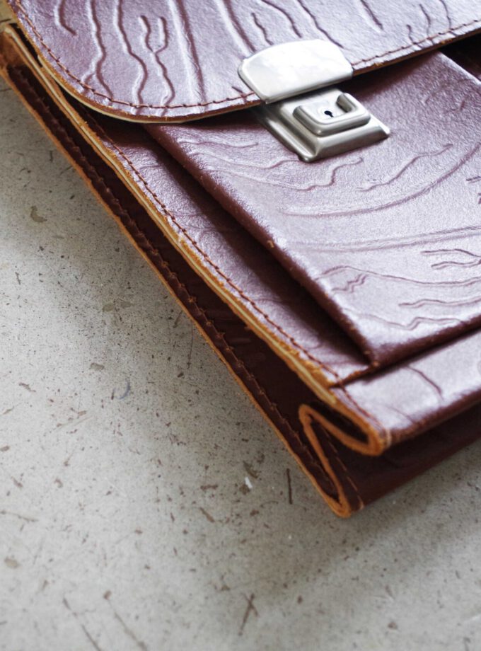 Old School Schoolbag Flat