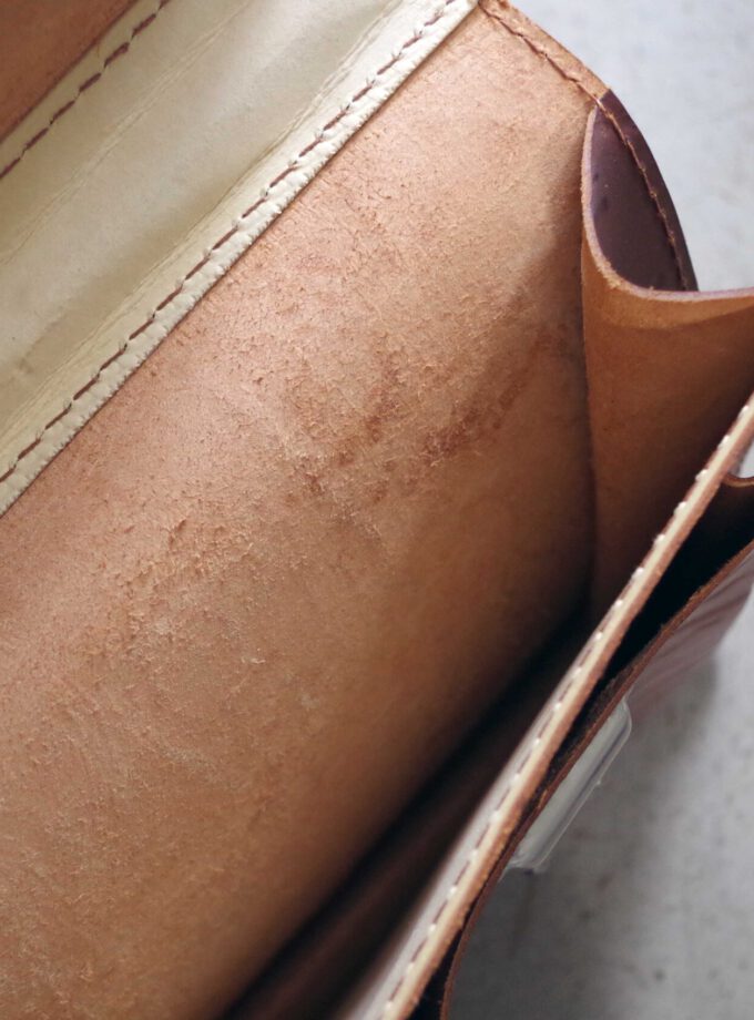 Old School Schoolbag Flat