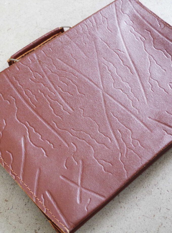 Old School Schoolbag Flat