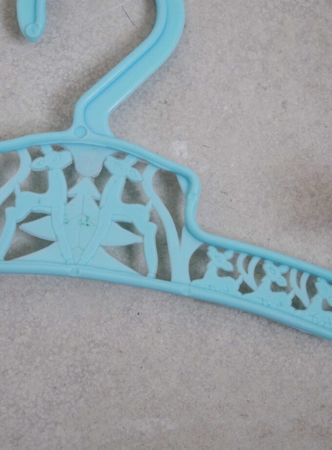 Deer Baby Clothes Hanger Blue