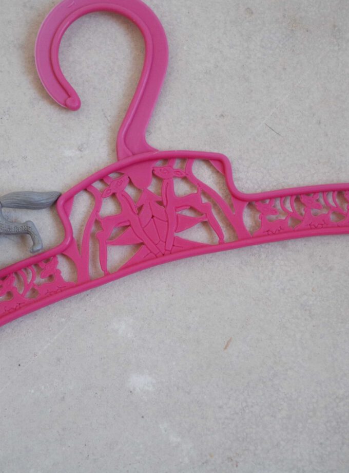 Deer Baby Clothes Hanger Fuchsia
