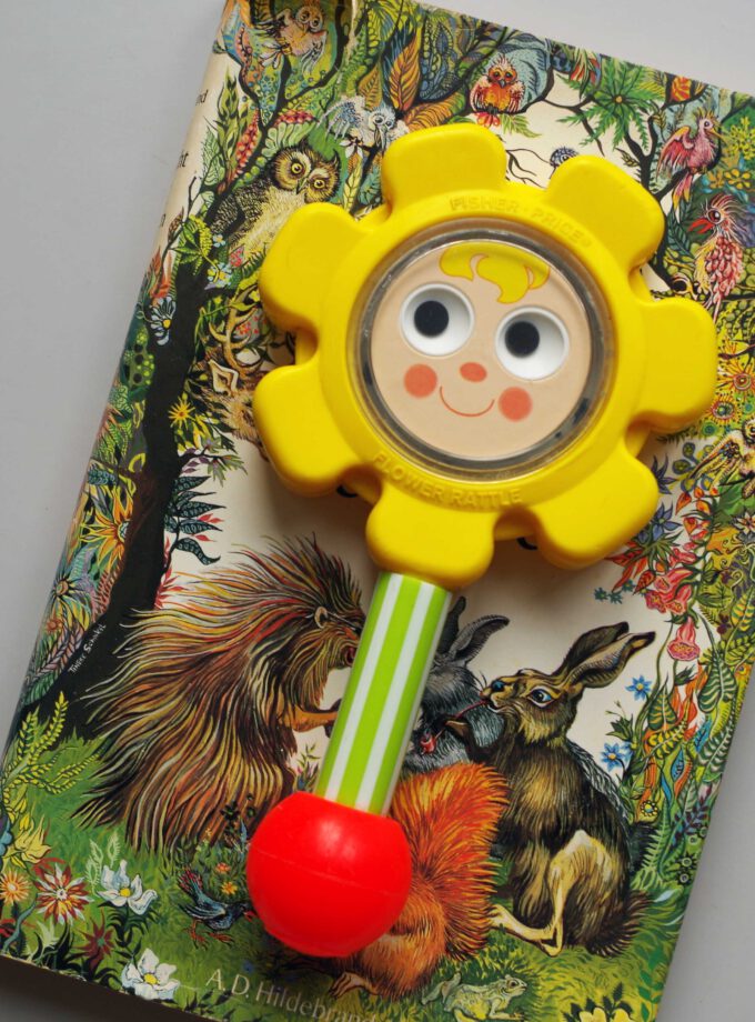 Flower Rattle Vintage Fisher Price 424