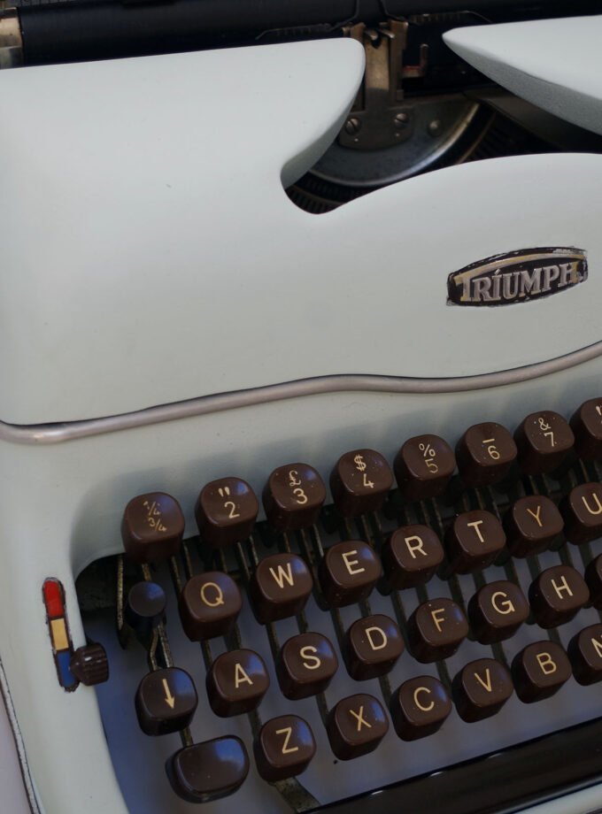 Vintage Typewriter Triumph Norm Custom Made