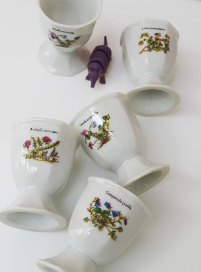 Egg Cups Floral
