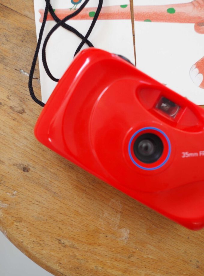 Plastic Fantastic Red 35MM Camera