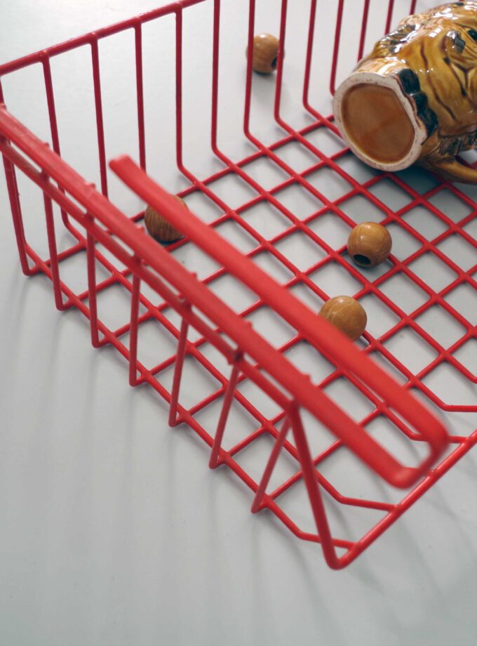 OrangeRed Slide Wire Basket