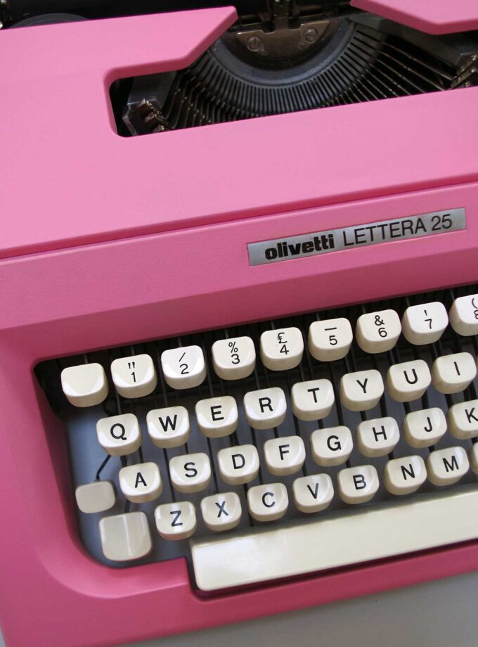 Vintage Custom Made Typewriter Olivetti Sister