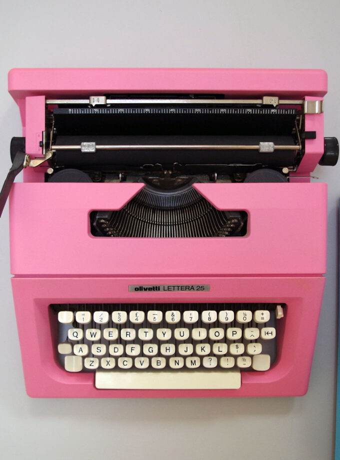 Vintage Custom Made Typewriter Olivetti Sister