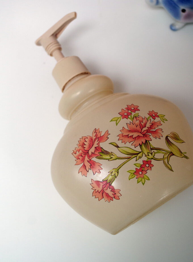Vintage Floral Soap Dispenser