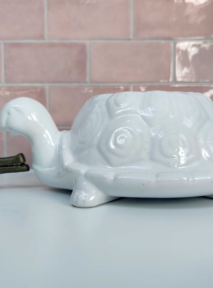 Vintage Big Turtle Planter