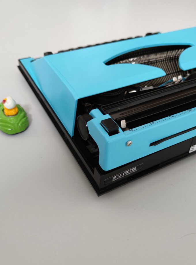 Vintage Typewriter Custom Made Rover 1000 Smurf Blue