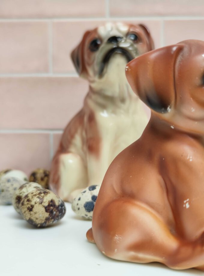 Vintage Coloured Dog Small