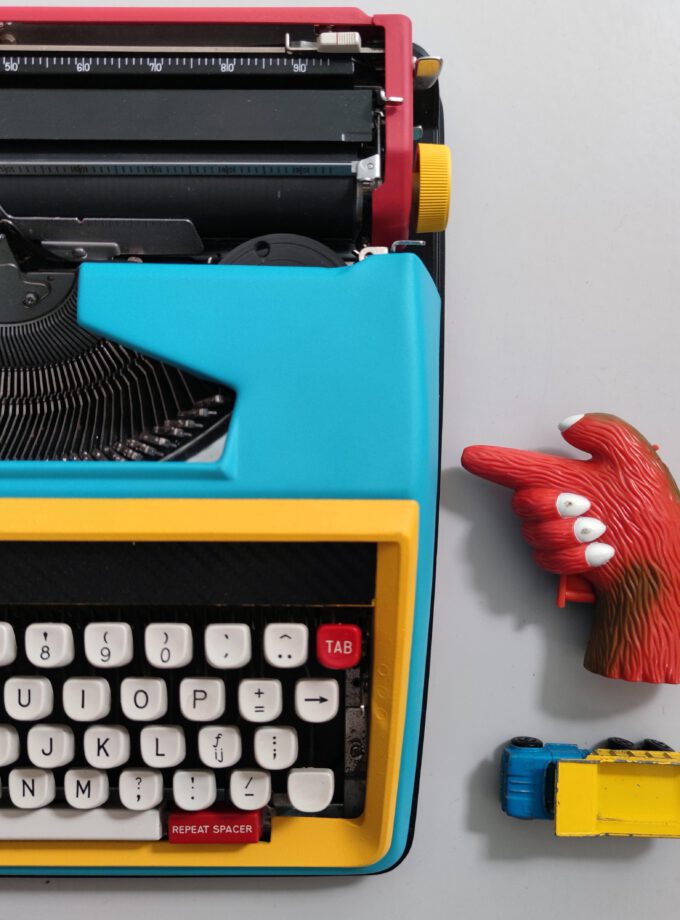 Vintage Typewriter Custom Made Brother Deluxe 1350 Mondriaan