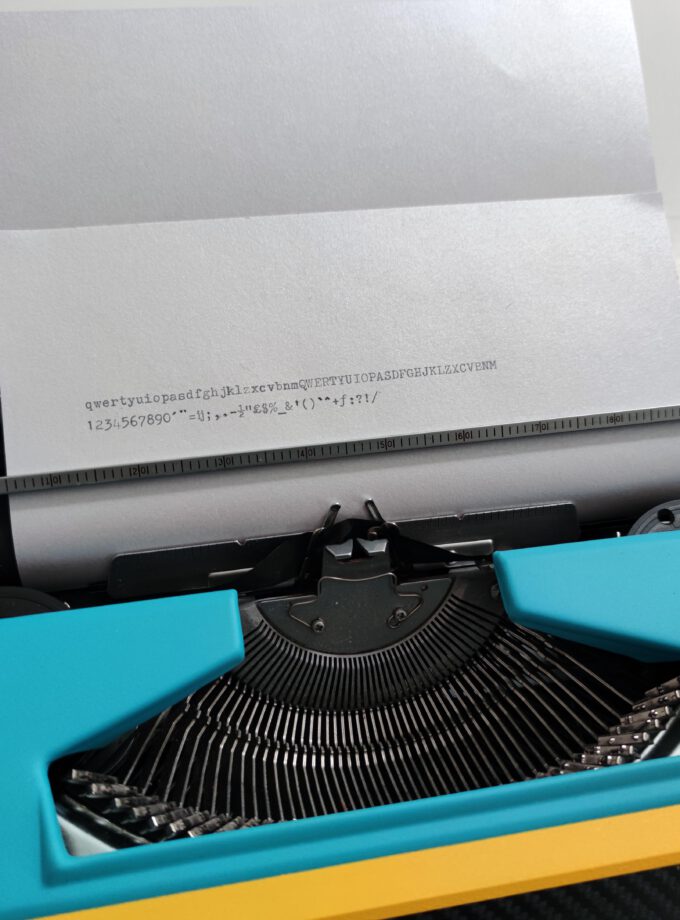 Vintage Typewriter Custom Made Brother Deluxe 1350 Mondriaan