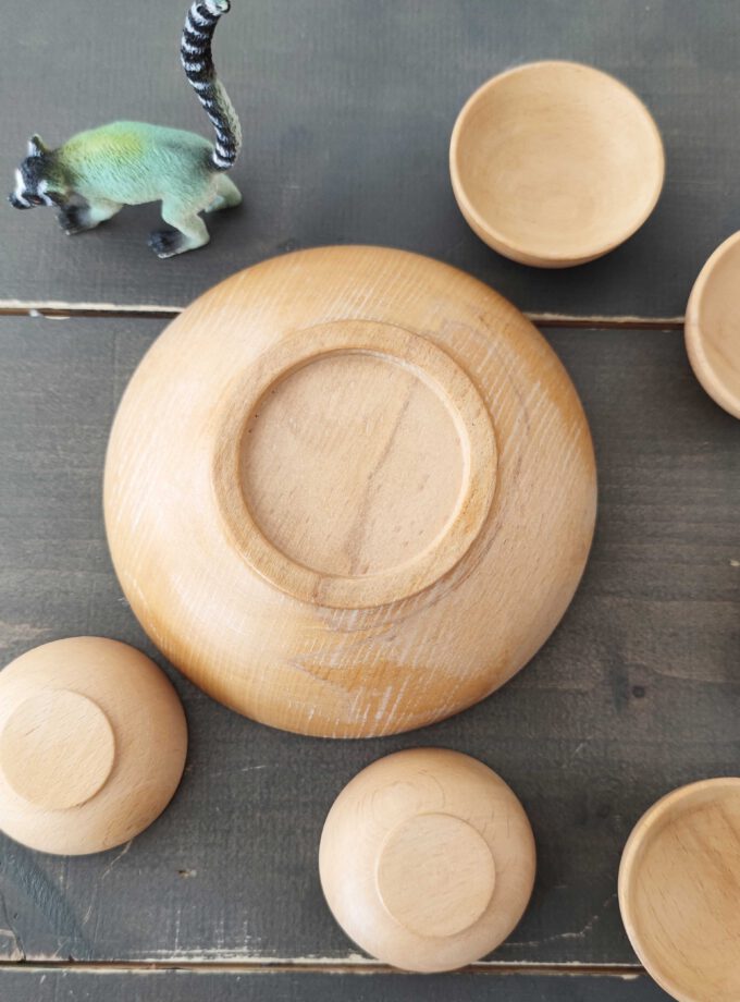 Wooden Bowls Set