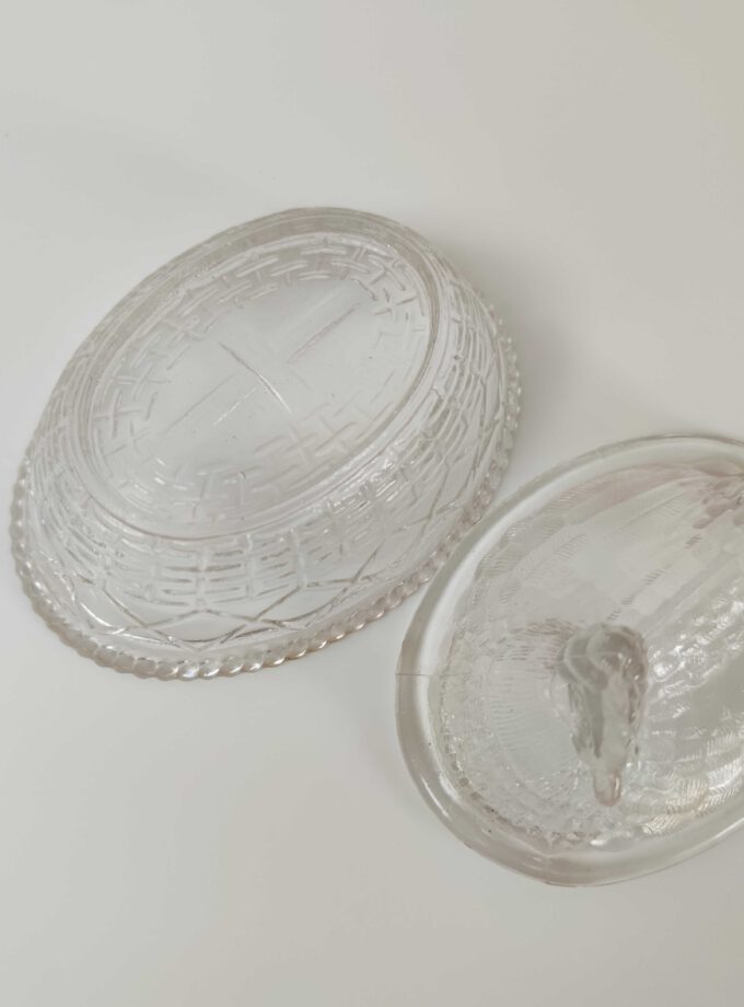 Chicken Glass Tureen