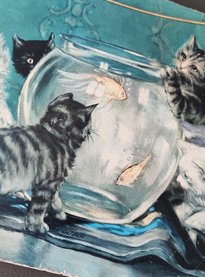 Gobbi Kittens and Fish