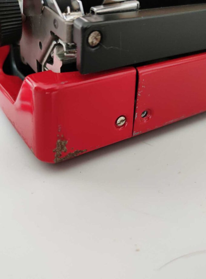 Vintage Firetruck Red Remington Sperry Idool Typewriter