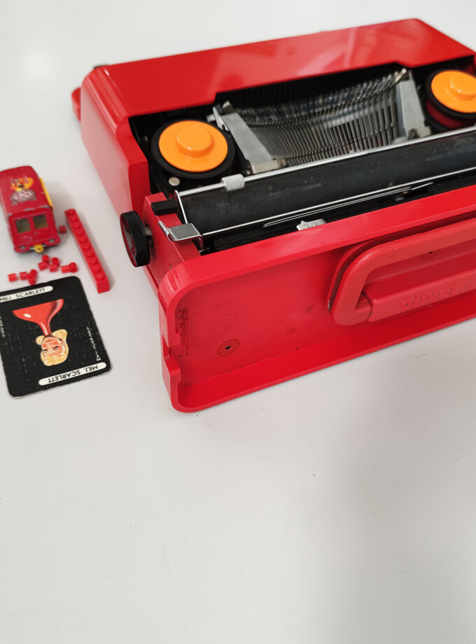 Vintage Original Olivetti Red Valentine