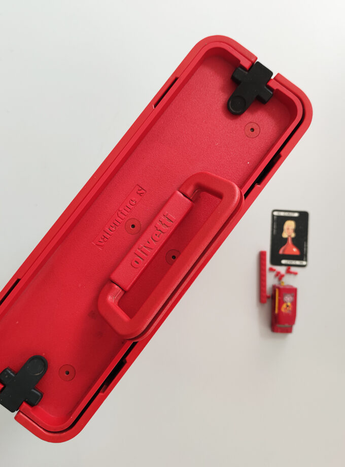 Vintage Original Olivetti Red Valentine