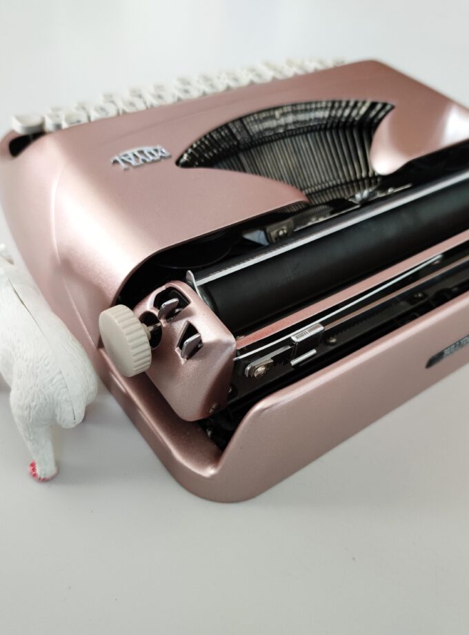 Vintage Custom Made Typewriter Royal Royalite Metallic Pink