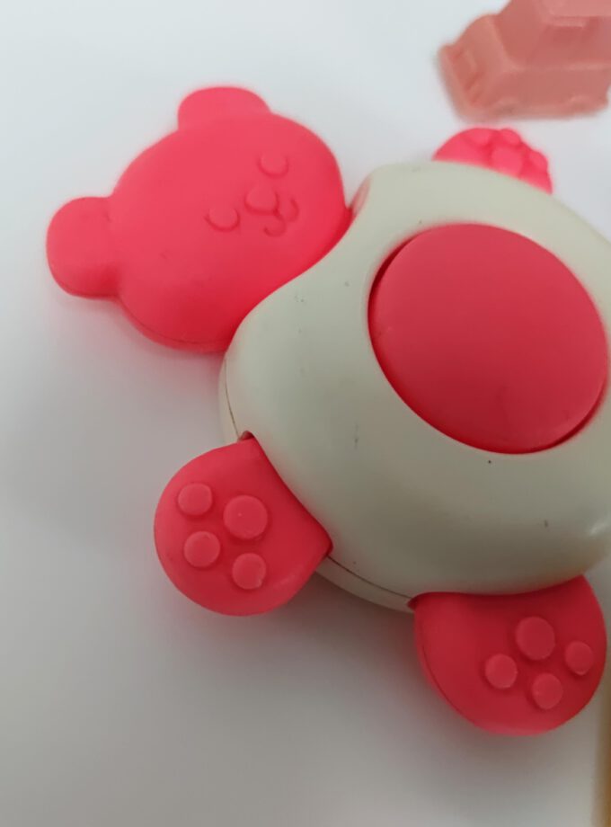 Vintage Fisher Price Neon Toy  Bear