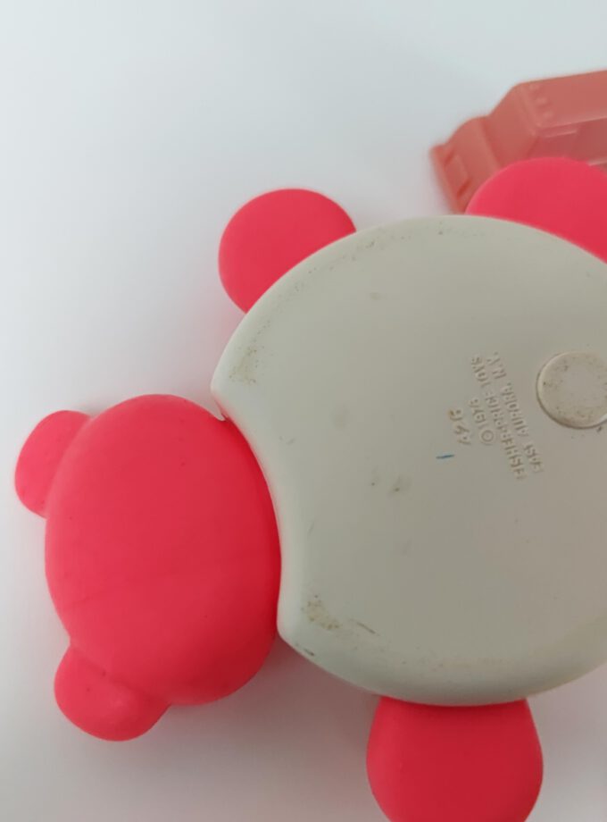 Vintage Fisher Price Neon Toy  Bear