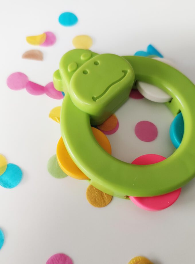 Vintage Fisher Price Green Toy  Hippo