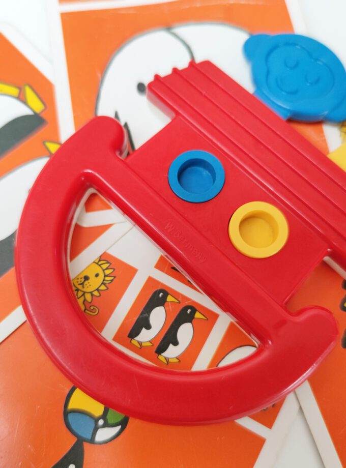 Vintage Giraffe And Ape Rattle