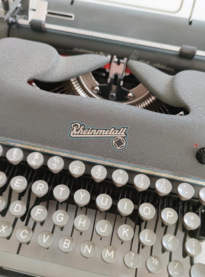 Original Vintage Rheinmetall Typewriter