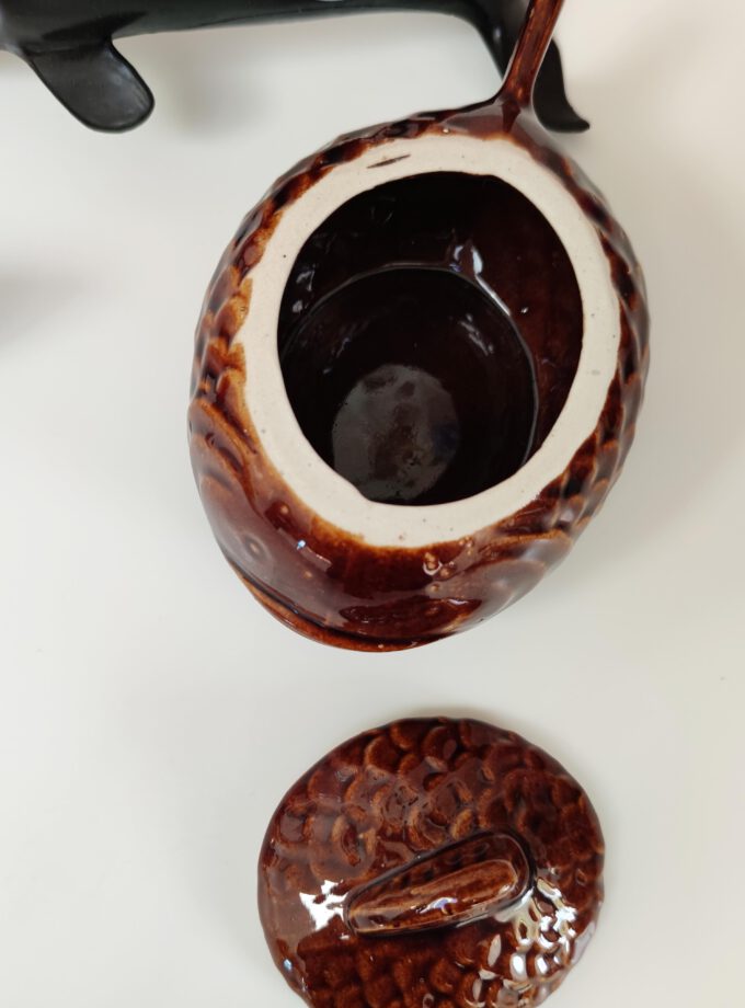 Blow Fish Brown Jar