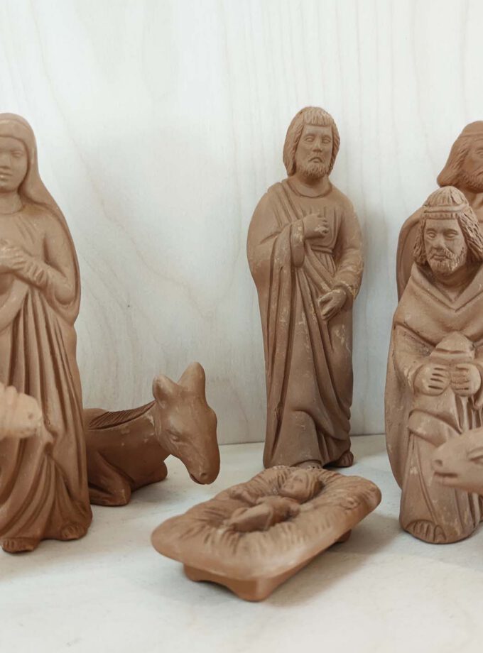 Terracotta Nativity Scene