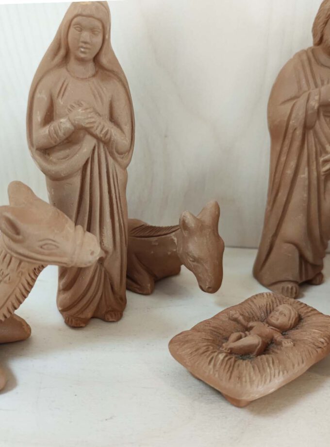 Terracotta Nativity Scene