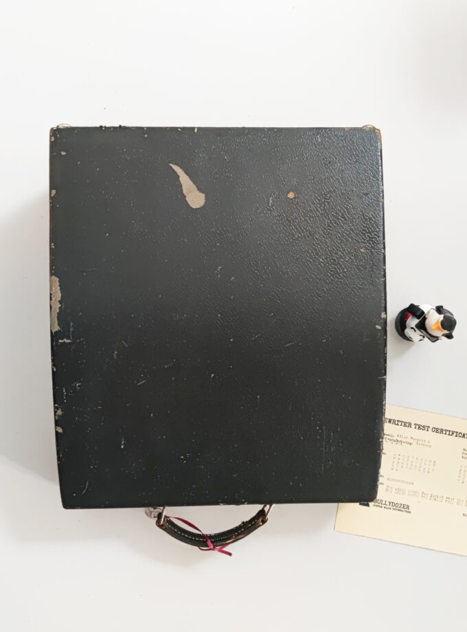 Vintage Old Black Adler Favorite 2 Typewriter