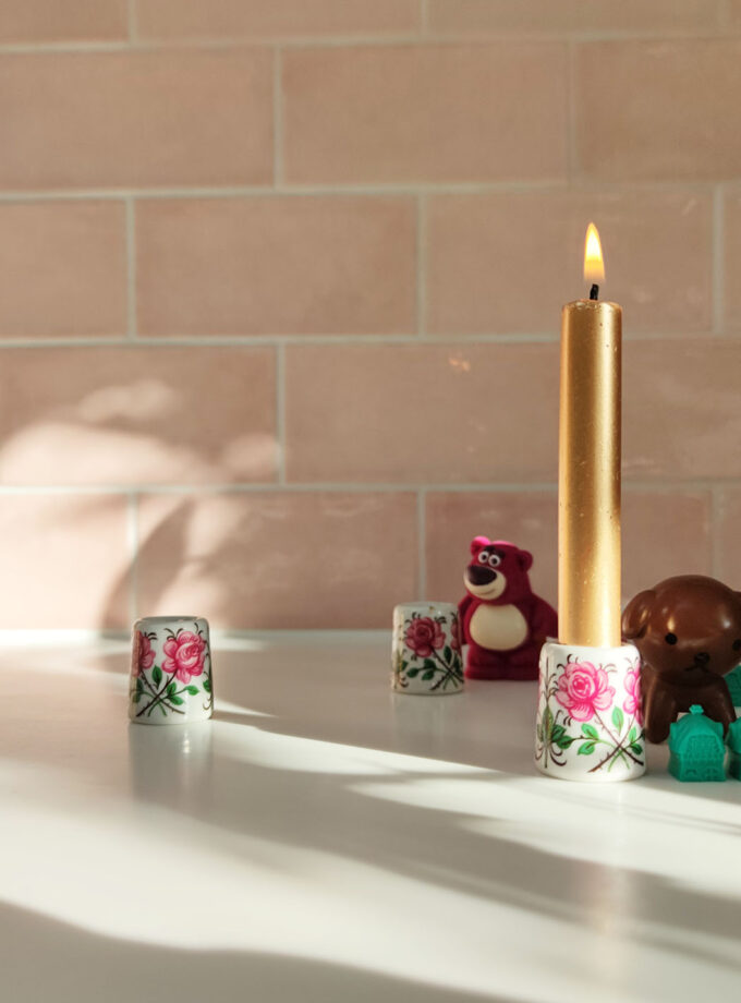 Mini Rose Candle Holder